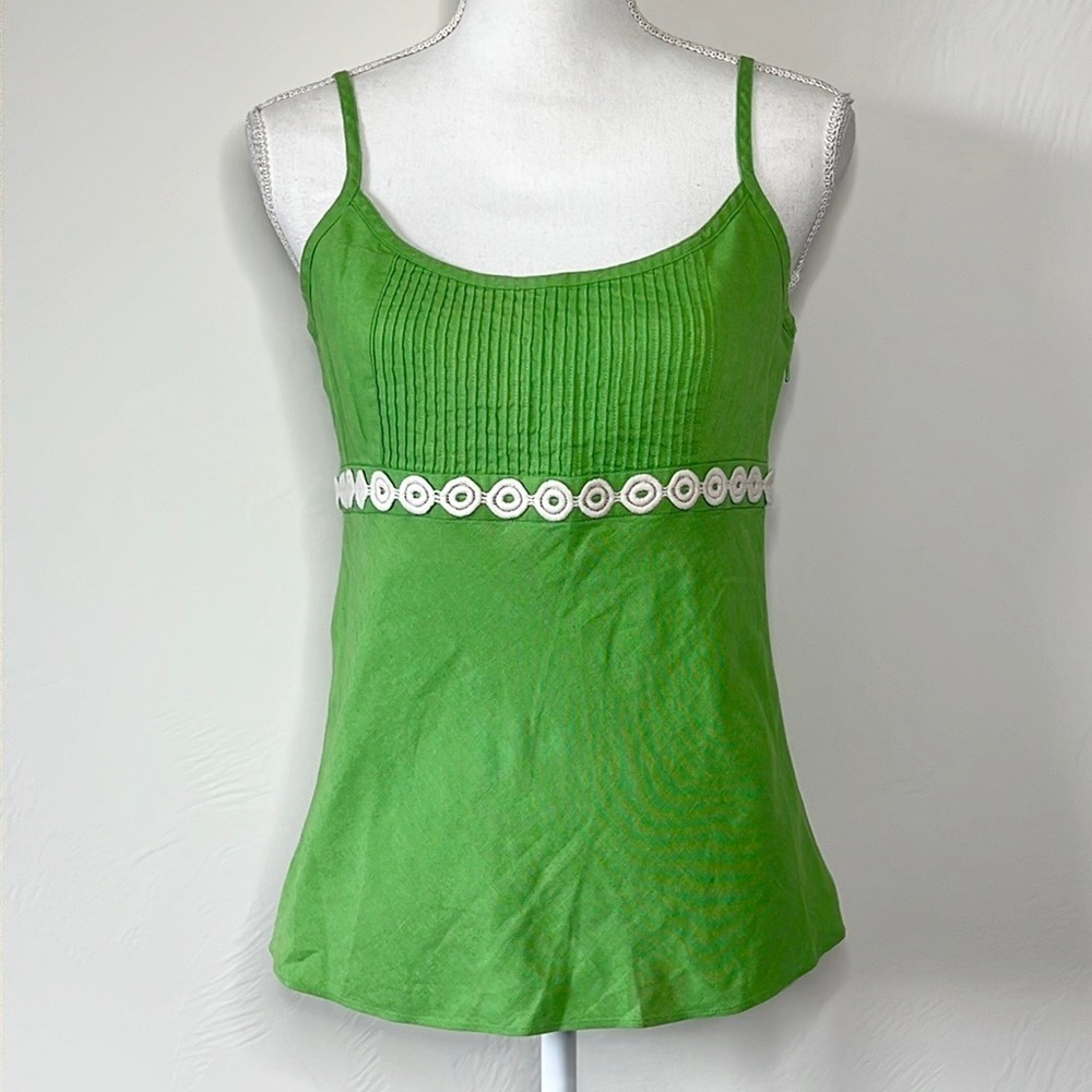 J Crew Linen Cami Tank Top